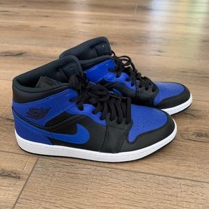 Mens Air Jordan 1 Mid ‘Hyper Royal’ sz10